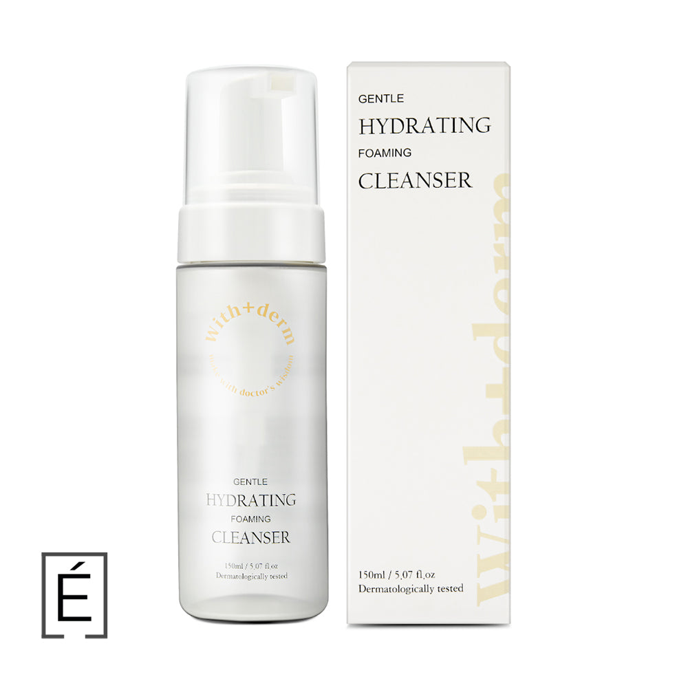 Limpiador en espuma hidratante suave 150 ML - With + Derm