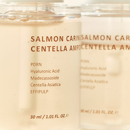 Ampolleta de Centella asiática con salmon 30 ML Heve Blue